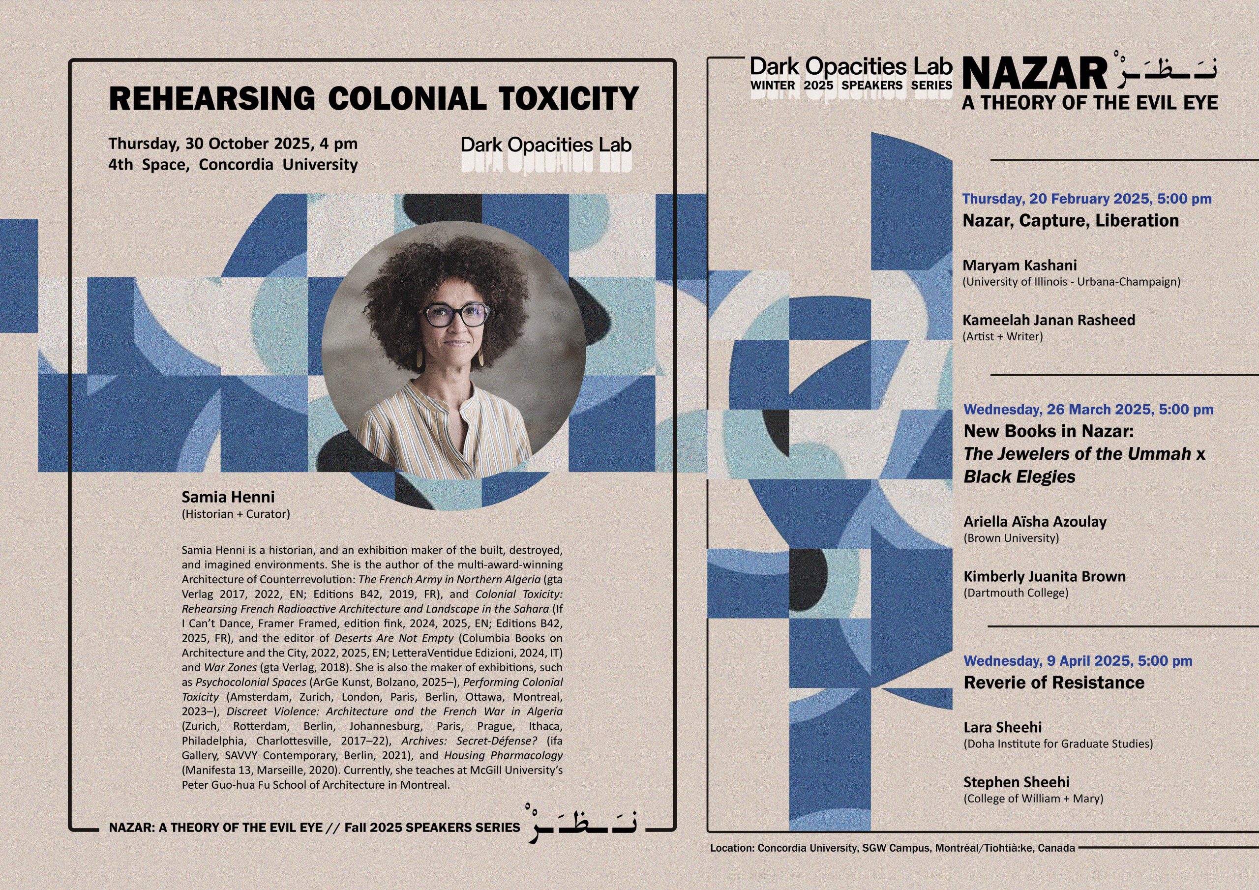 Rehearsing Colonial Toxicity