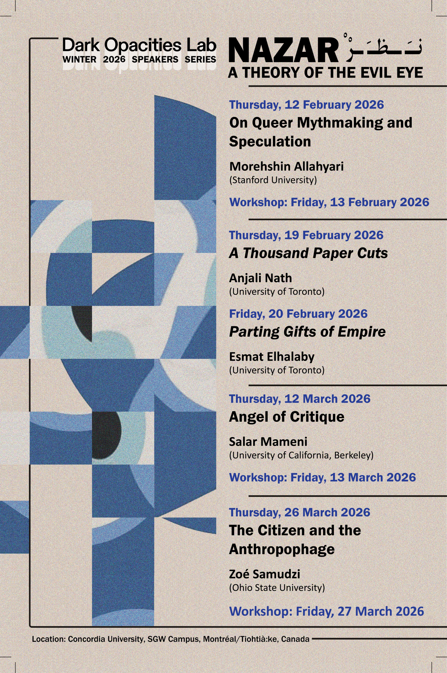 NAZAR 2026 Speaker Series